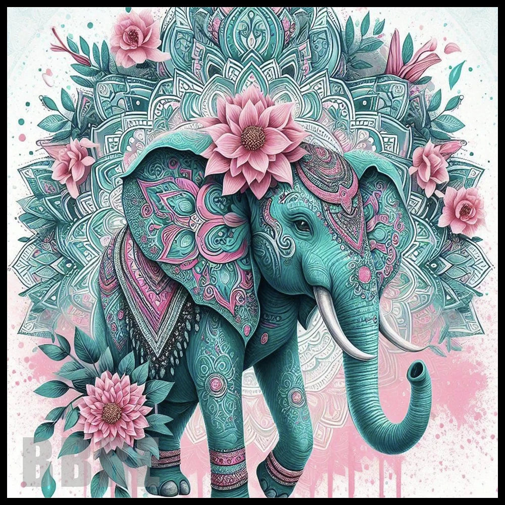 Elephant Mandala 8 20 OZ Sublimation Wrap