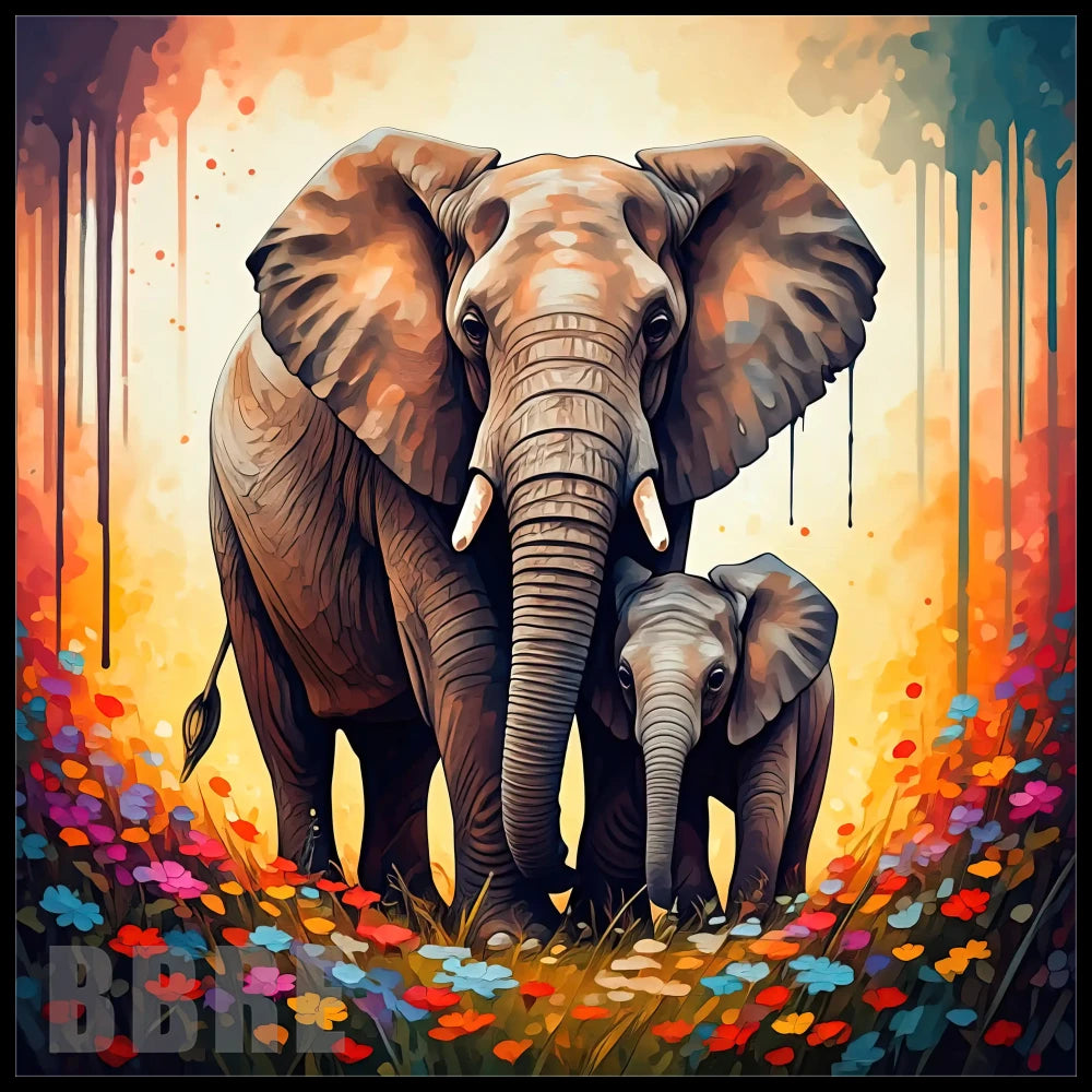 Elephant Family 4 20 OZ Sublimation Wrap
