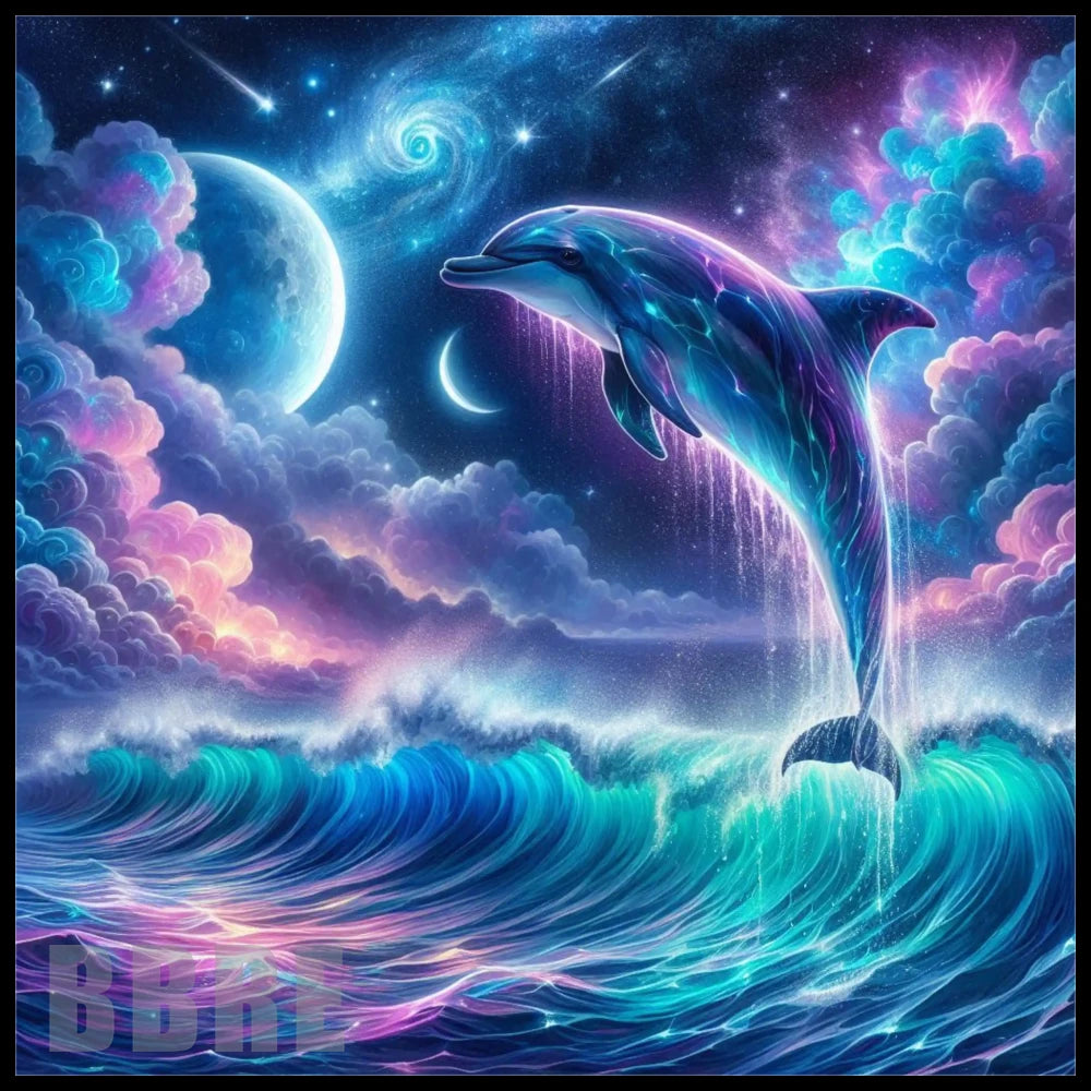 Cosmic Dolphin 5 20 OZ Sublimation Wrap