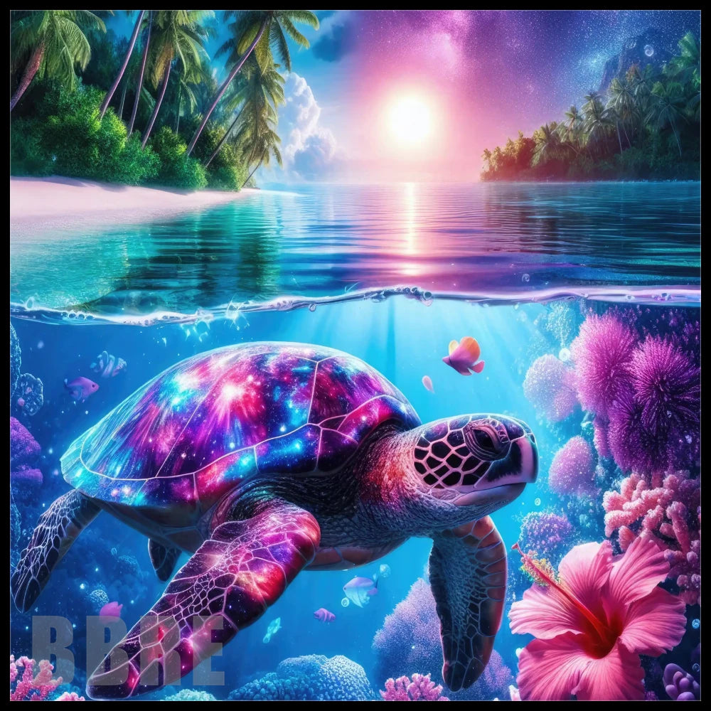 Galactic Turtle 2 20 OZ Sublimation Wrap