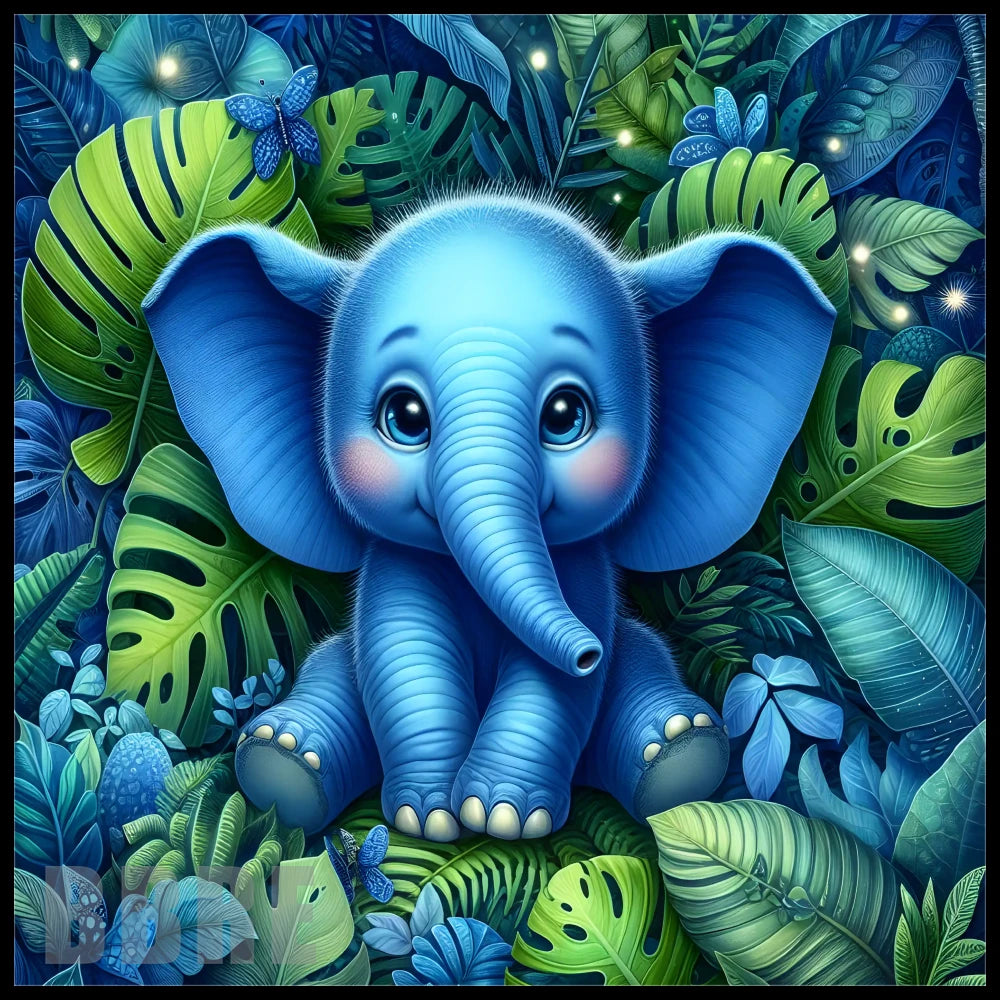 Blue Elephant 2 20 OZ Sublimation Wrap
