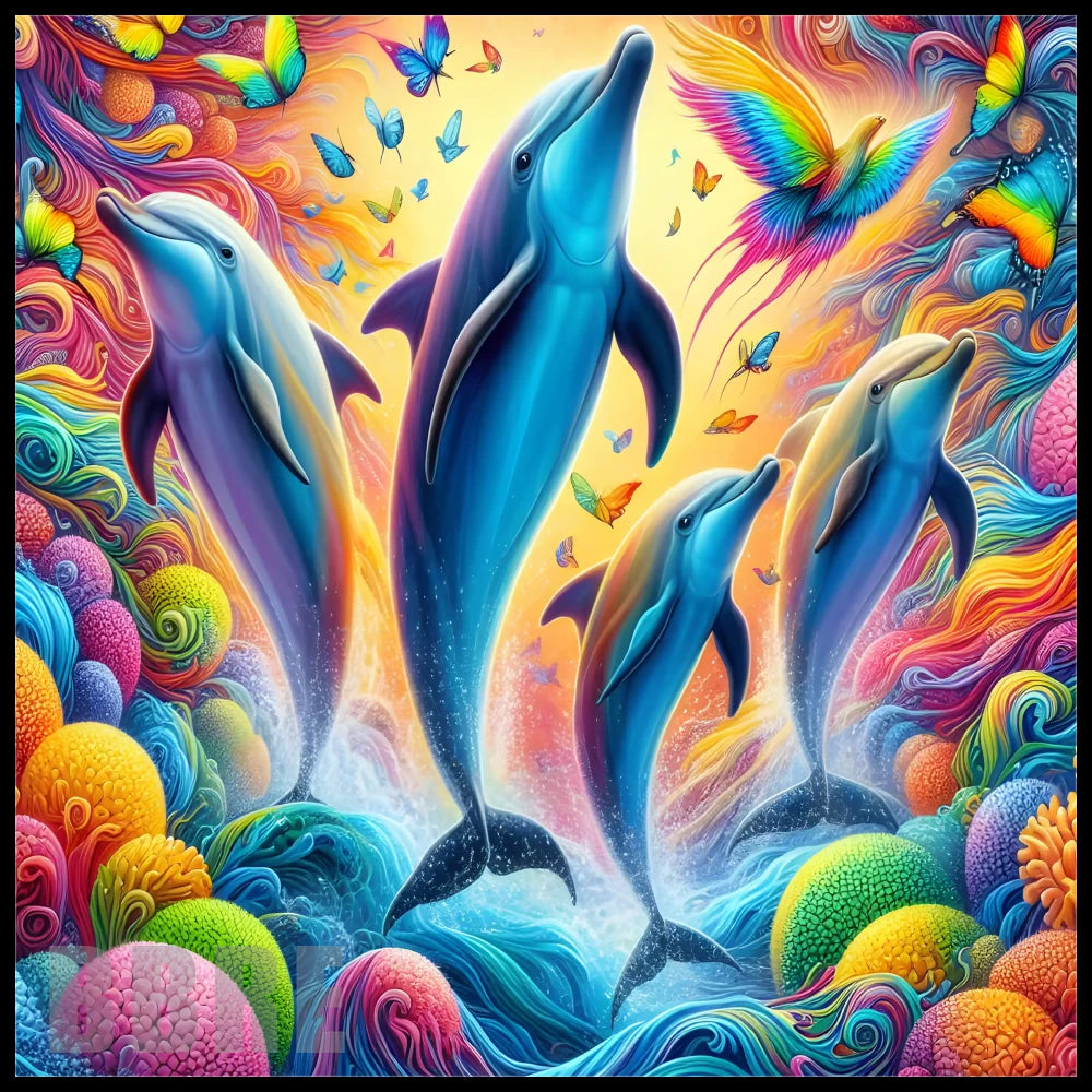 Dolphin Dance 3 20 OZ Sublimation Wrap