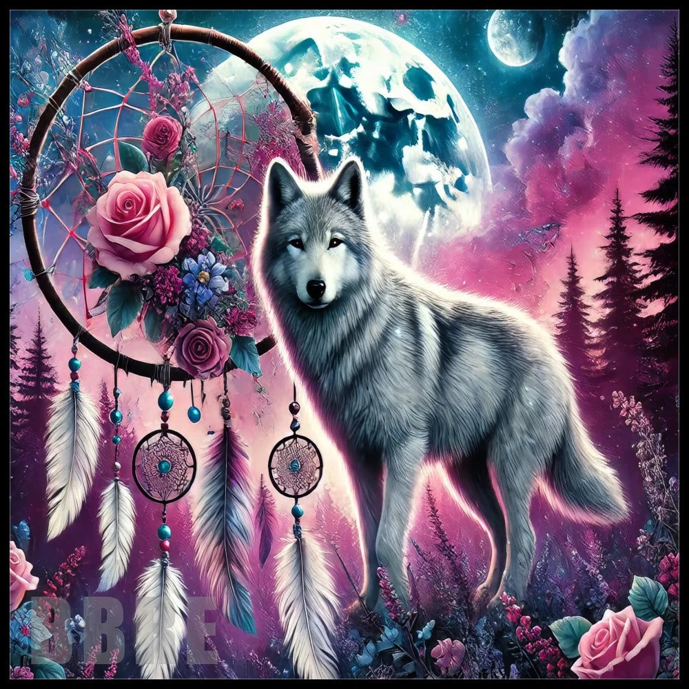 Wolf Dreamcatcher 13 20 OZ Sublimation Wrap