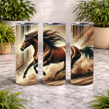 Galloping Horse 20 OZ Wrap Mockup