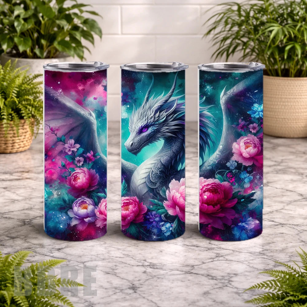 Dragon Blossom 3 20 OZ Wrap Mockup
