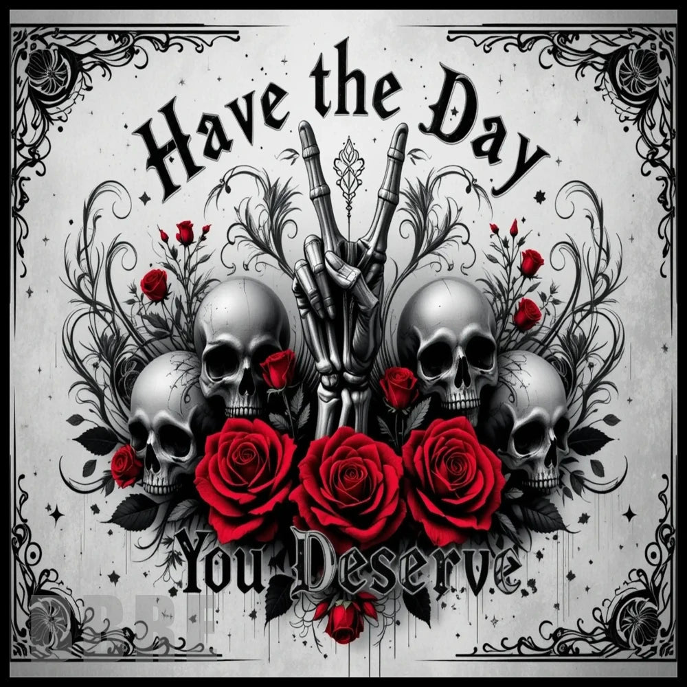 Skull Roses 2 20 OZ Sublimation Wrap