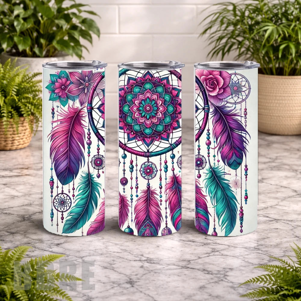 Dreamcatcher Design 2 20 OZ Wrap Mockup