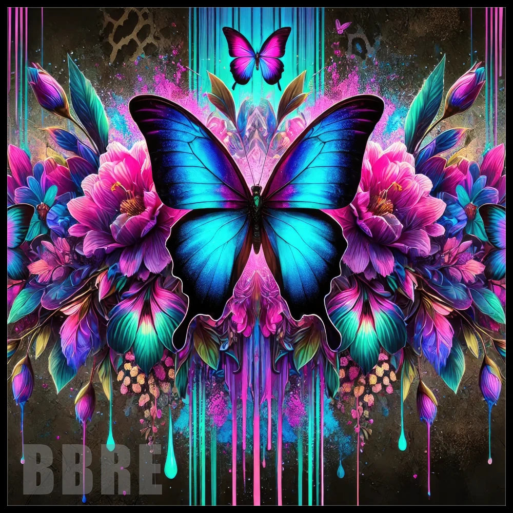 Vibrant Butterfly 2 20 OZ Sublimation Wrap