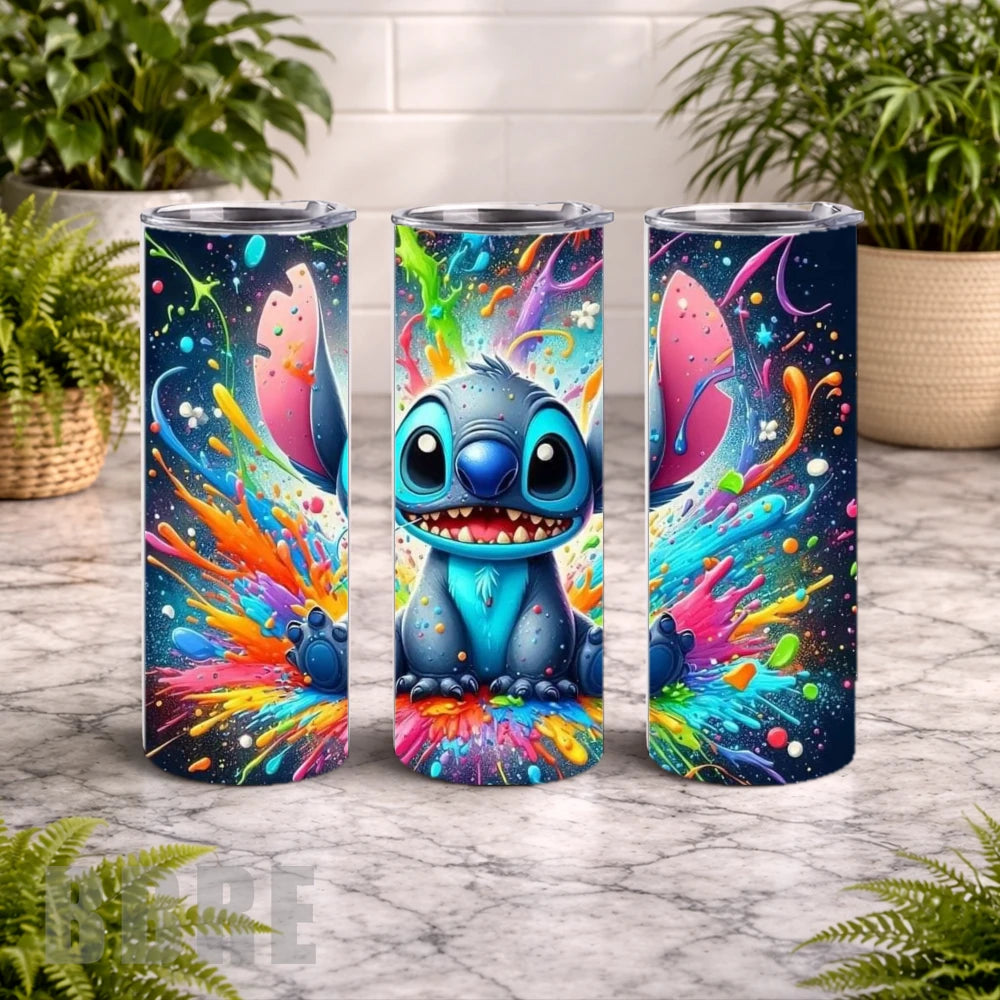 Colorful Stitch 4 20 OZ Wrap Mockup