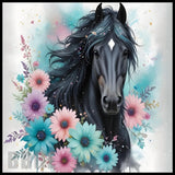 Floral Horse 19 20 OZ Sublimation Wrap