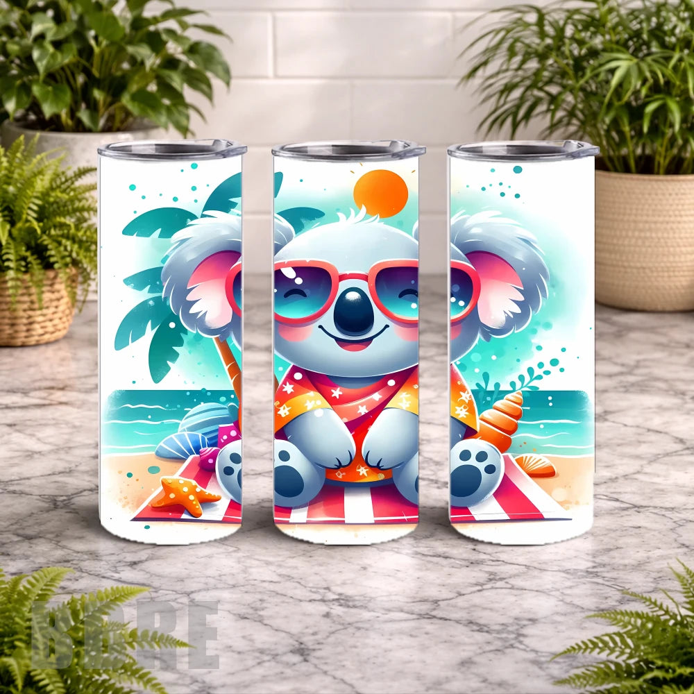 Koala Beach 20 OZ Wrap Mockup