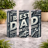 Best Dad 2 20 OZ Wrap Mockup