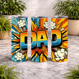 Super Dad 20 OZ Wrap Mockup
