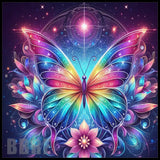 Colorful Butterfly 7 20 OZ Sublimation Wrap