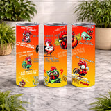 Funny Roosters 20 OZ Wrap Mockup