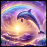 Dolphin Sunset 7 20 OZ Sublimation Wrap