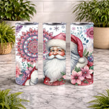 Santa Mandala 20 OZ Wrap Mockup