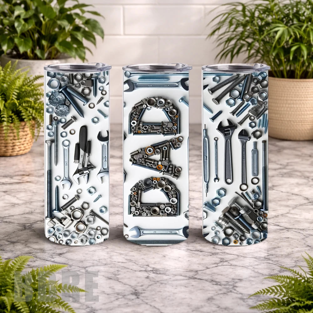 Mechanical Art 20 OZ Wrap Mockup