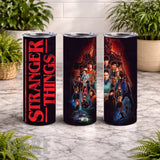 Stranger Things 20 OZ Wrap Mockup