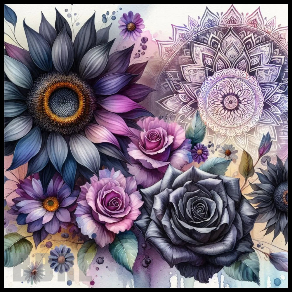 Floral Mandala 6 20 OZ Sublimation Wrap