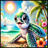 Tropical Turtle 21 20 OZ Sublimation Wrap