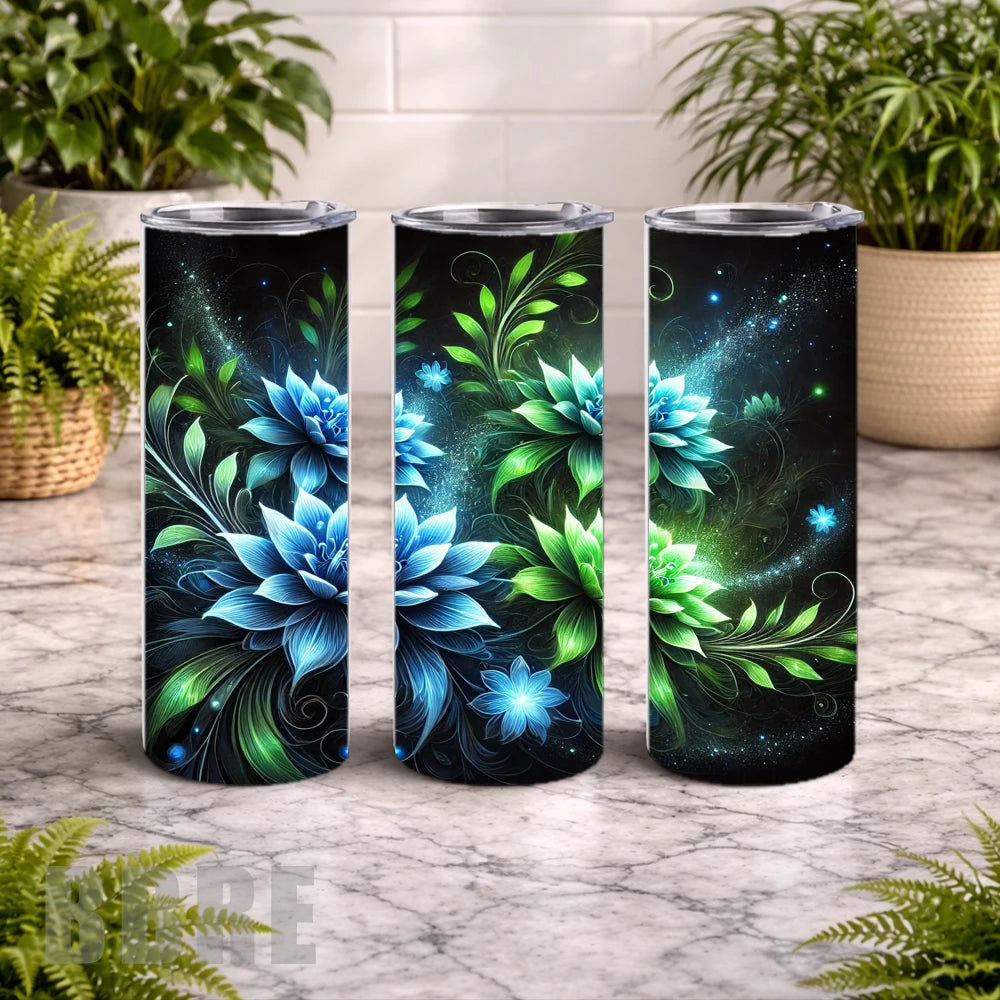 Floral Fantasy 2 20 OZ Wrap Mockup