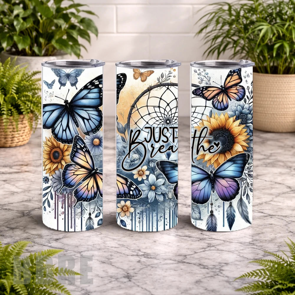 Butterfly Dream 3 20 OZ Wrap Mockup