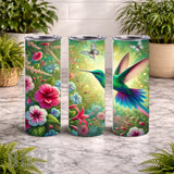 Hummingbird Garden 20 OZ Wrap Mockup
