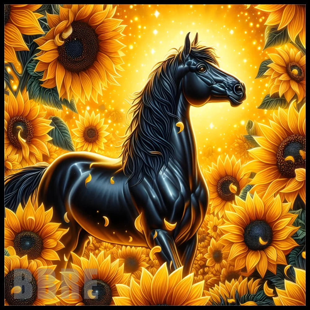 Sunflower Stallion 4 20 OZ Sublimation Wrap