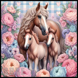 Floral Horses 20 OZ Sublimation Wrap