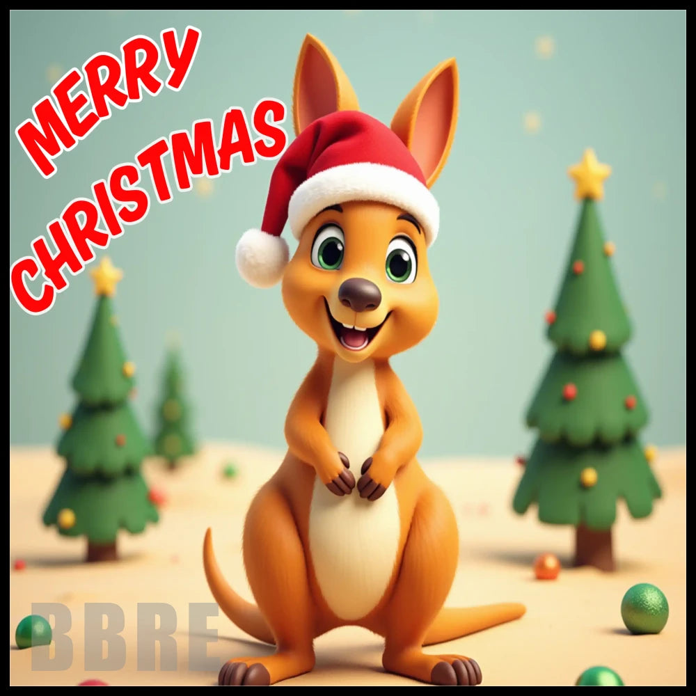 Christmas Kangaroo 20 OZ Sublimation Wrap