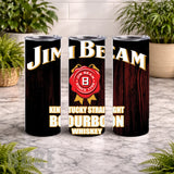 Jim Beam 2 20 OZ Wrap Mockup