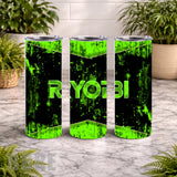 Neon Green 20 OZ Wrap Mockup