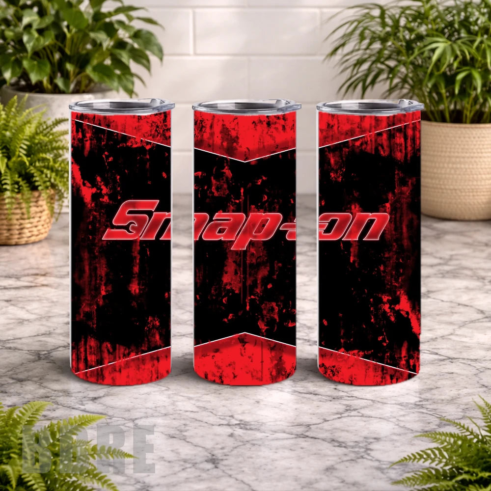 Snap-on Tumbler 20 OZ Wrap Mockup