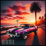 Sunset Camaro 2 20 OZ Sublimation Wrap