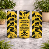 Warning Skull 20 OZ Wrap Mockup