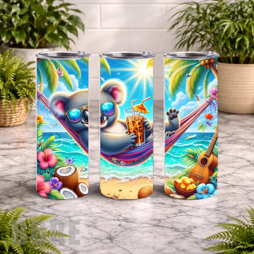 Chill Koala 20 OZ Wrap Mockup