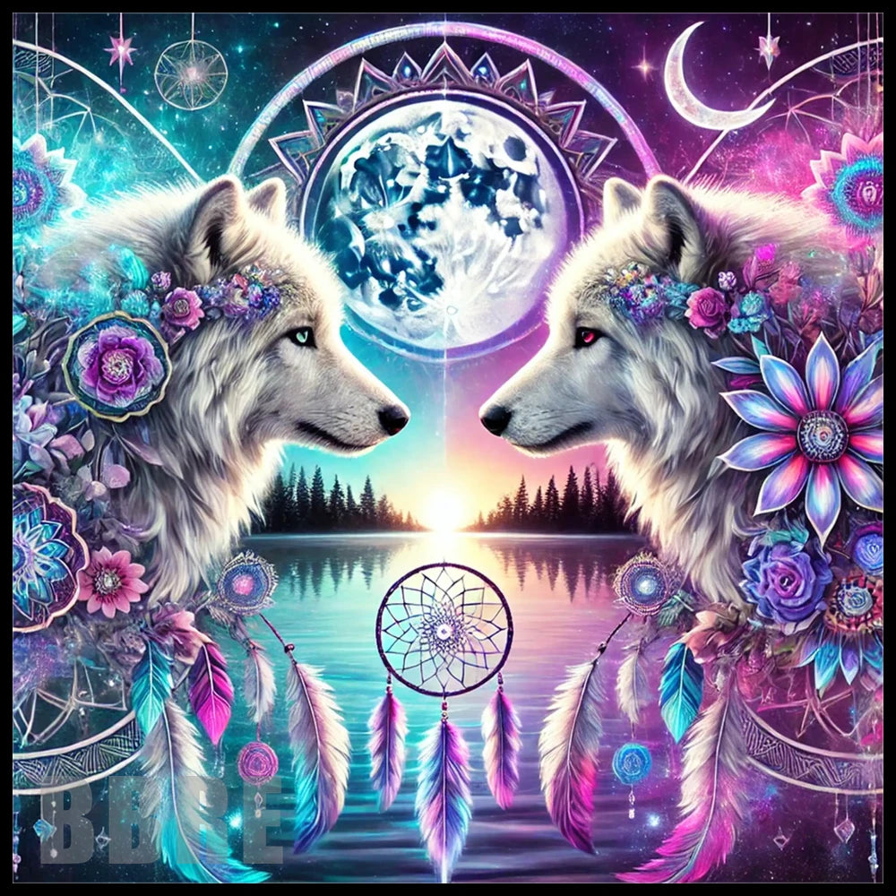 Mystic Wolves 2 20 OZ Sublimation Wrap