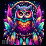 Colorful Owl 4 20 OZ Sublimation Wrap