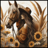 Sunflower Horse 7 20 OZ Sublimation Wrap
