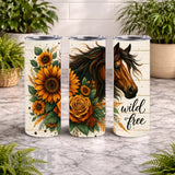 Wild Free 20 OZ Wrap Mockup