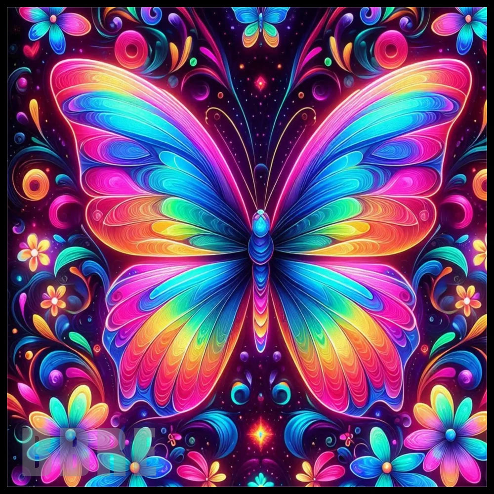 Colorful Butterfly 10 20 OZ Sublimation Wrap