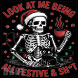 Festive Skeleton 20 OZ Sublimation Wrap