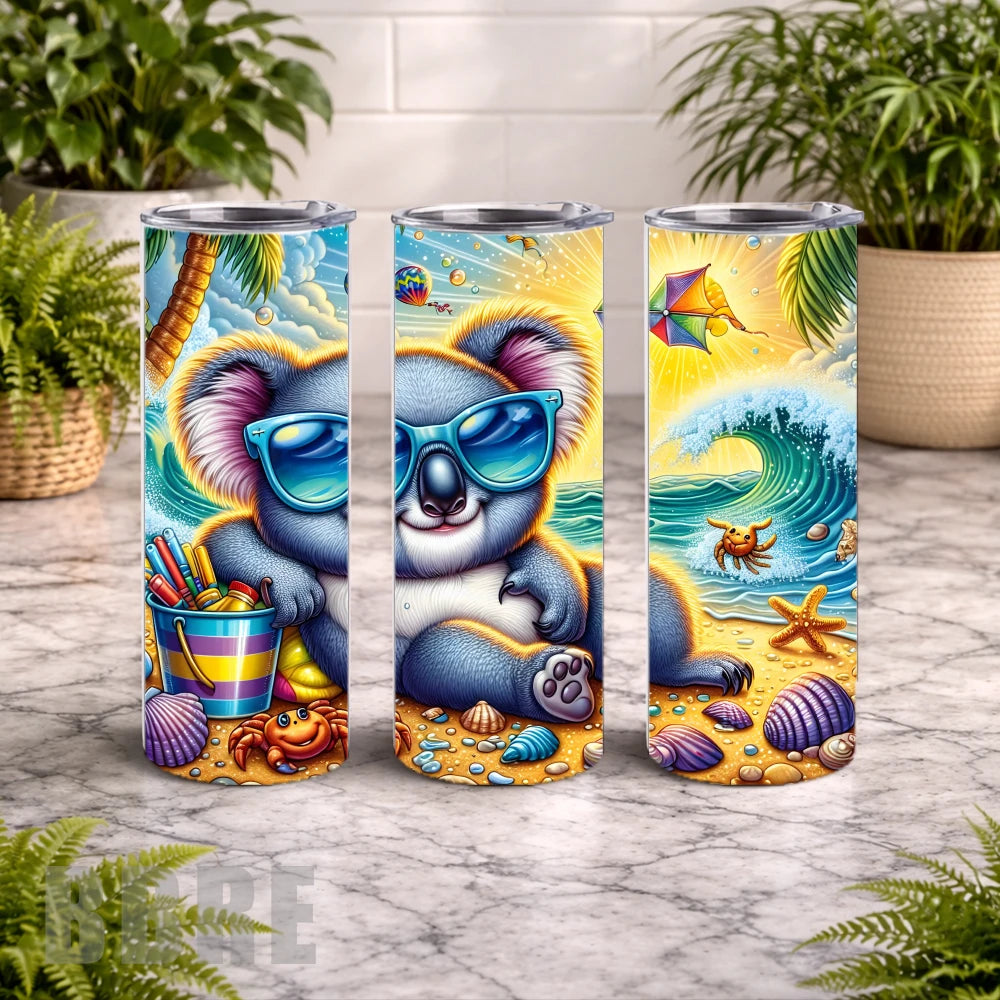 Cool Koala 20 OZ Wrap Mockup
