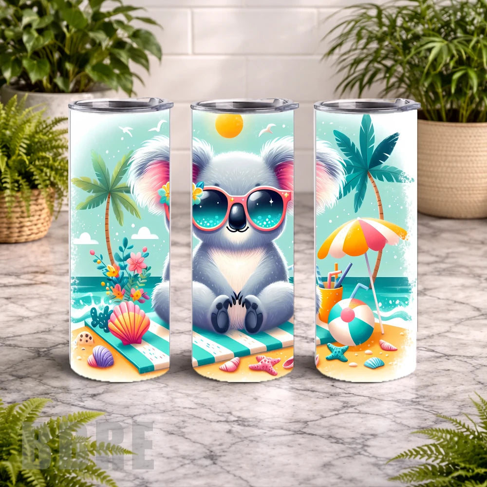 Cool Koala 3 20 OZ Wrap Mockup