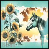 Sunflower Horse 10 20 OZ Sublimation Wrap