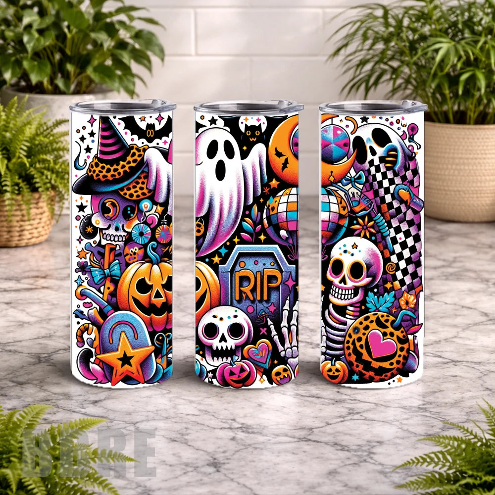 Halloween Vibes 2 20 OZ Wrap Mockup