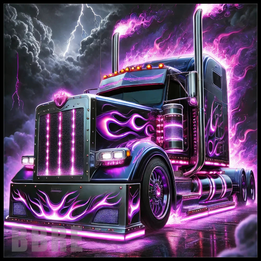 Neon Truck 2 20 OZ Sublimation Wrap