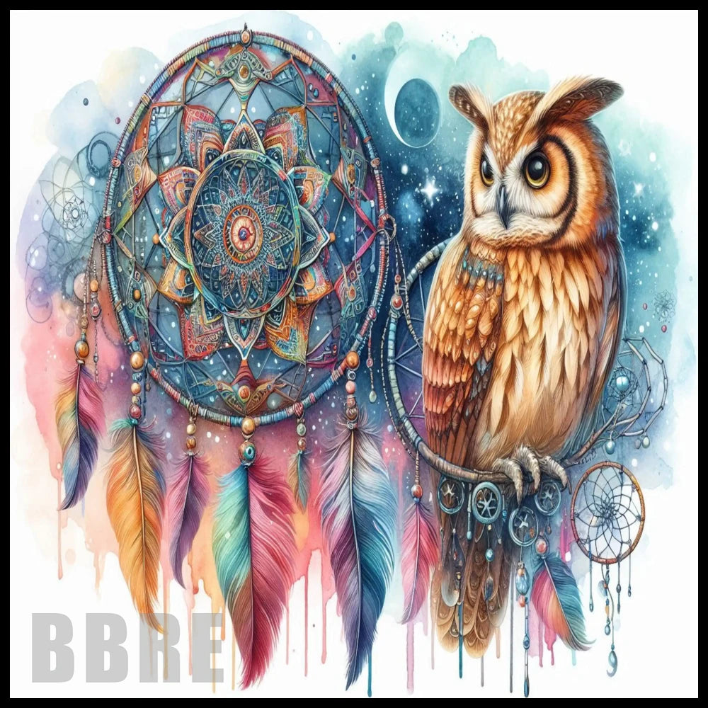 Dreamcatcher Owl 20 OZ Sublimation Wrap