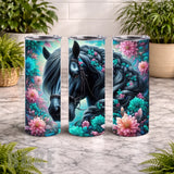 Floral Horse 27 20 OZ Wrap Mockup